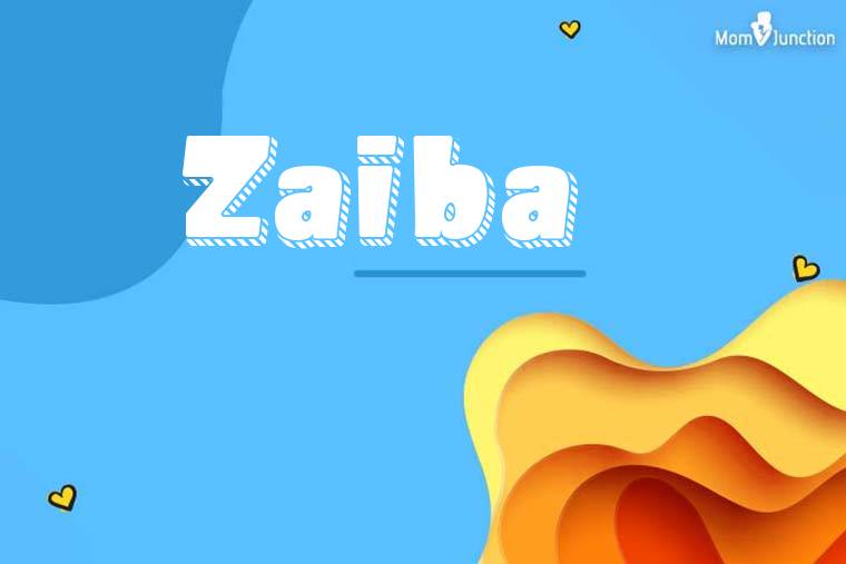 Zaiba 3D Wallpaper