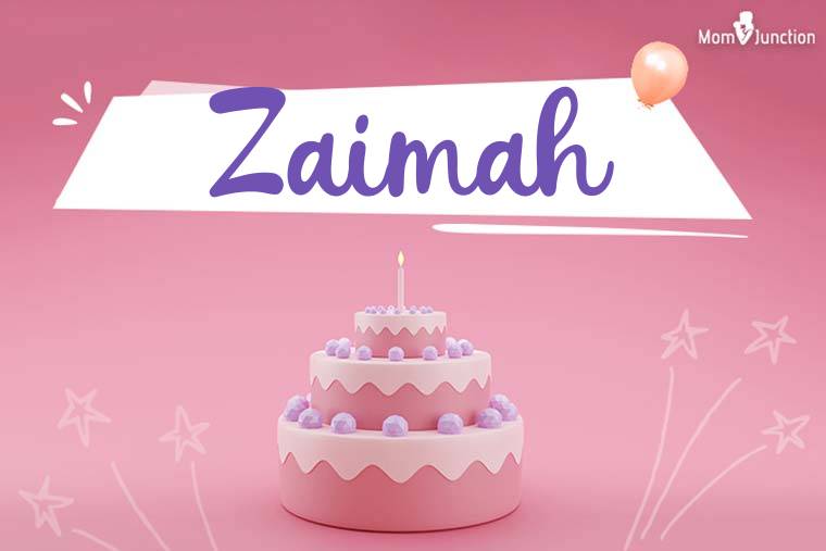 Zaimah Birthday Wallpaper