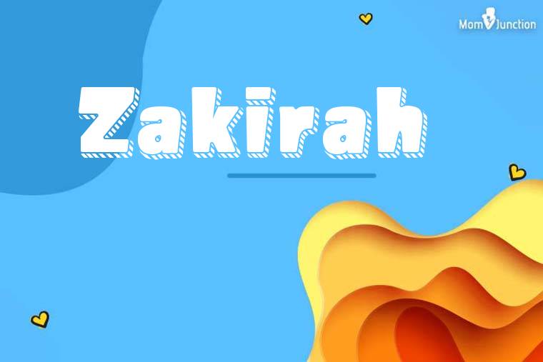 Zakirah 3D Wallpaper