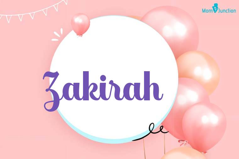 Zakirah Birthday Wallpaper