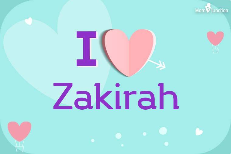 I Love Zakirah Wallpaper