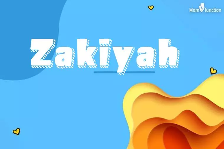 Zakiyah 3D Wallpaper