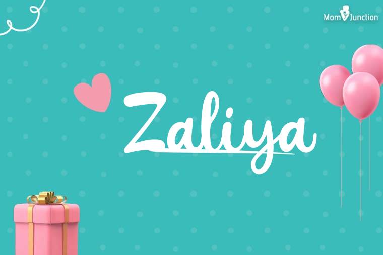 Zaliya Birthday Wallpaper