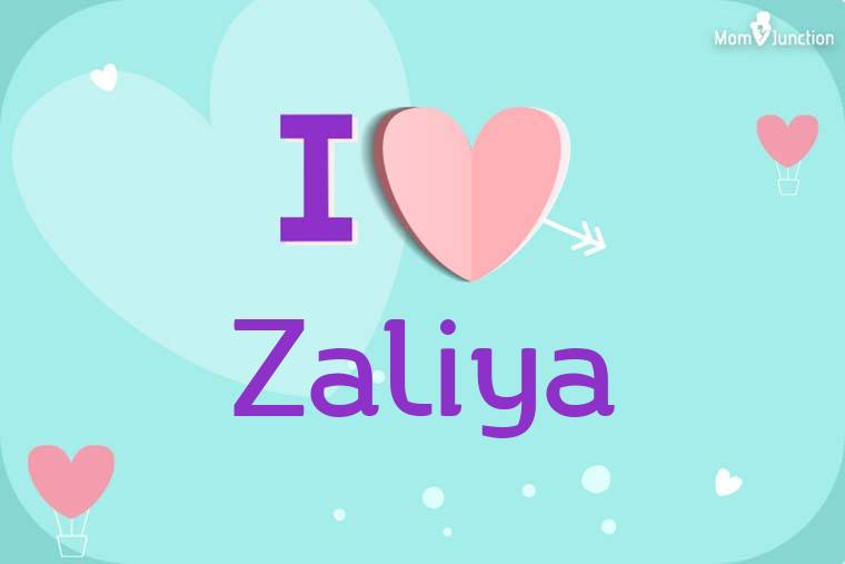 I Love Zaliya Wallpaper