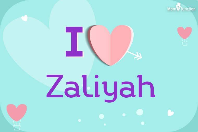 I Love Zaliyah Wallpaper