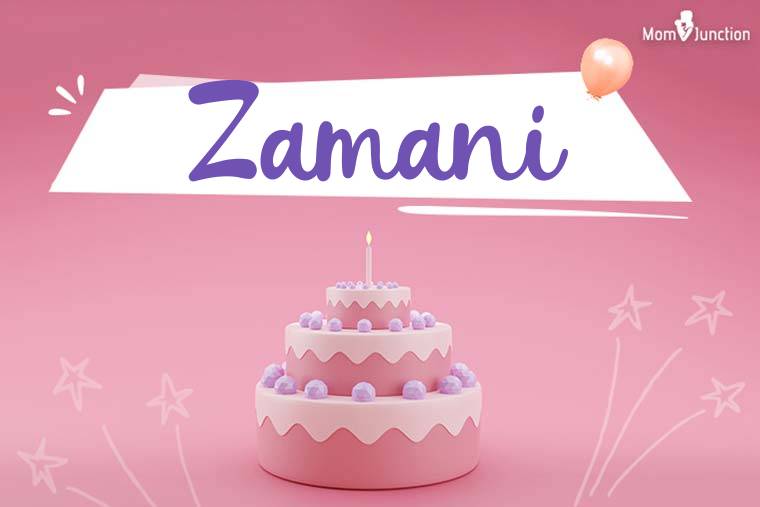 Zamani Birthday Wallpaper