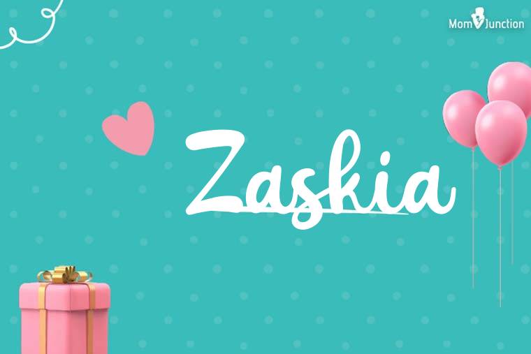 Zaskia Birthday Wallpaper