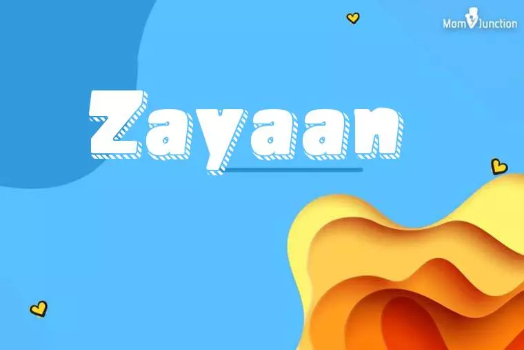 Zayaan 3D Wallpaper