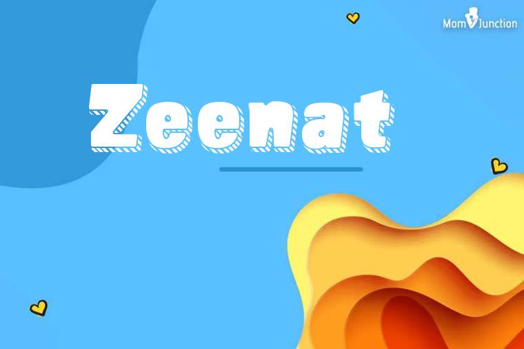 Zeenat 3D Wallpaper
