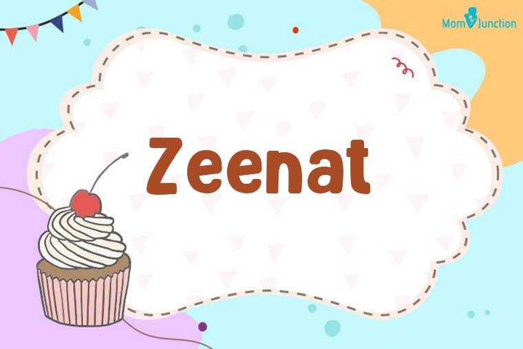 Zeenat Birthday Wallpaper
