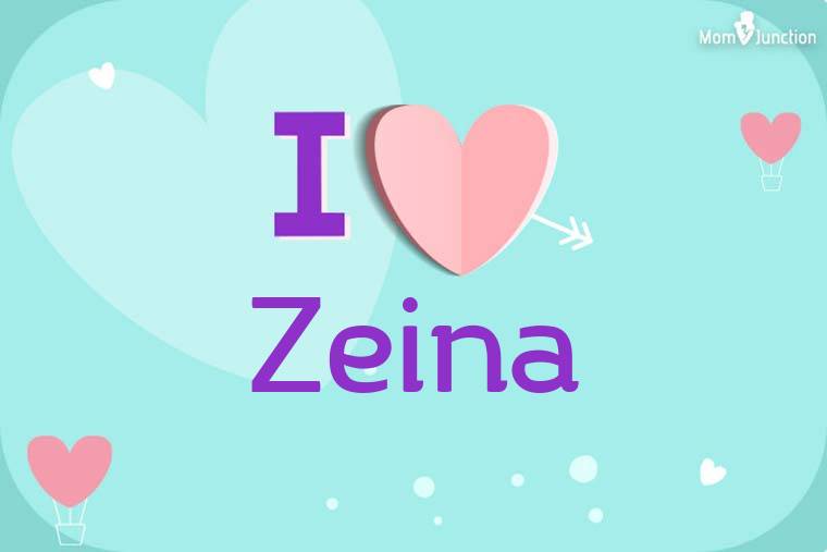 I Love Zeina Wallpaper