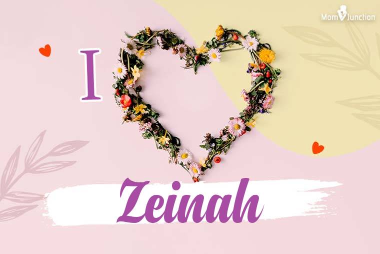 I Love Zeinah Wallpaper