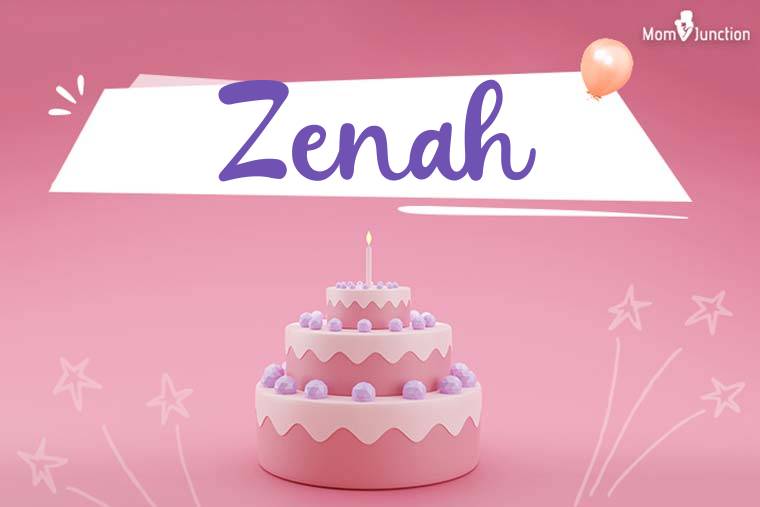 Zenah Birthday Wallpaper
