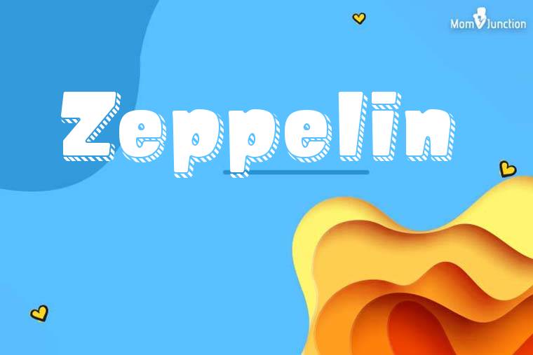Zeppelin 3D Wallpaper