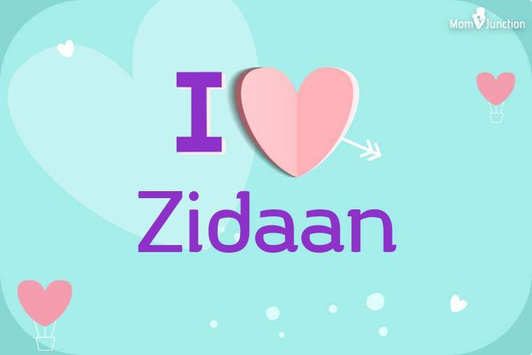 I Love Zidaan Wallpaper