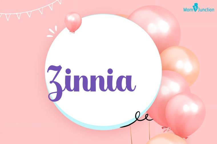 Zinnia Birthday Wallpaper