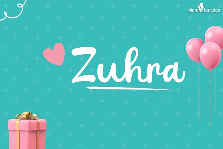 Zuhra Birthday Wallpaper