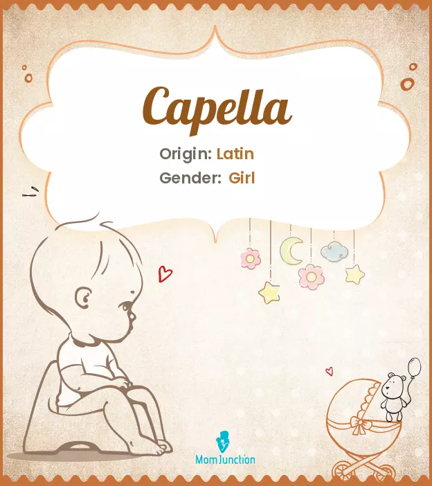 Capella: Meaning, Origin, Popularity | MomJunction