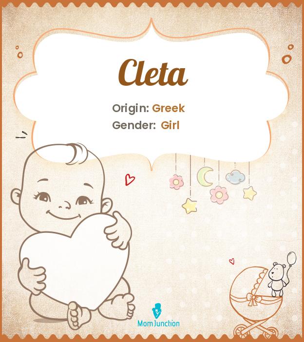 Cleta: Meaning, Origin, Popularity_image