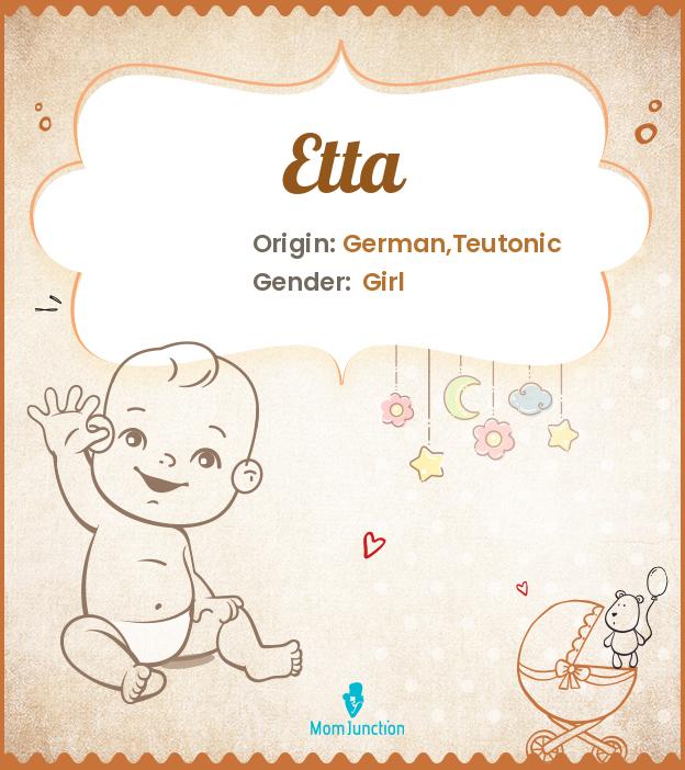 etta: Name Meaning, Origin, History, And Popularity_image