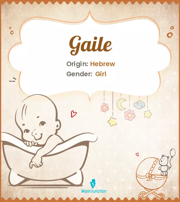 Gail, a fit name for a father's princess.