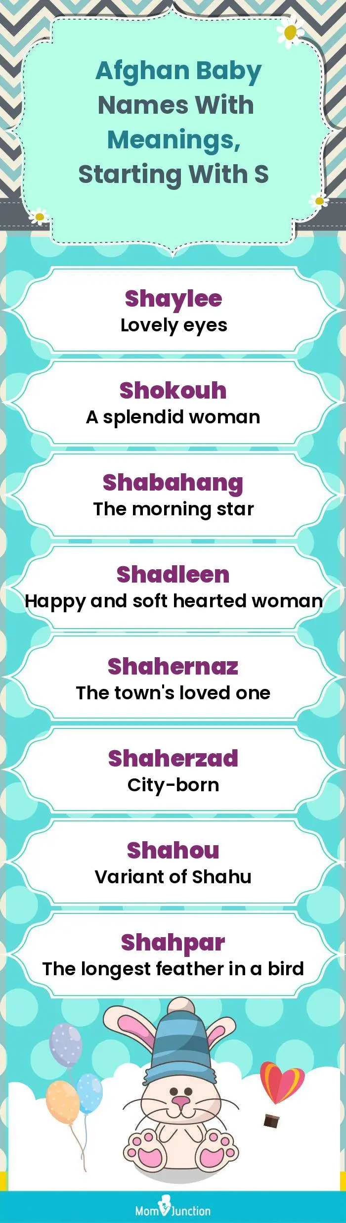  Afghan Baby Names with Meanings, Starting With S(infographic)