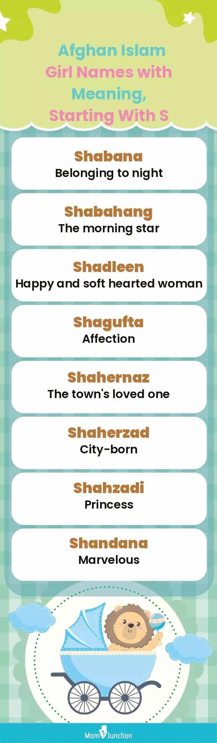  Afghan Islam Girl Names with Meaning, Starting With S(infographic)