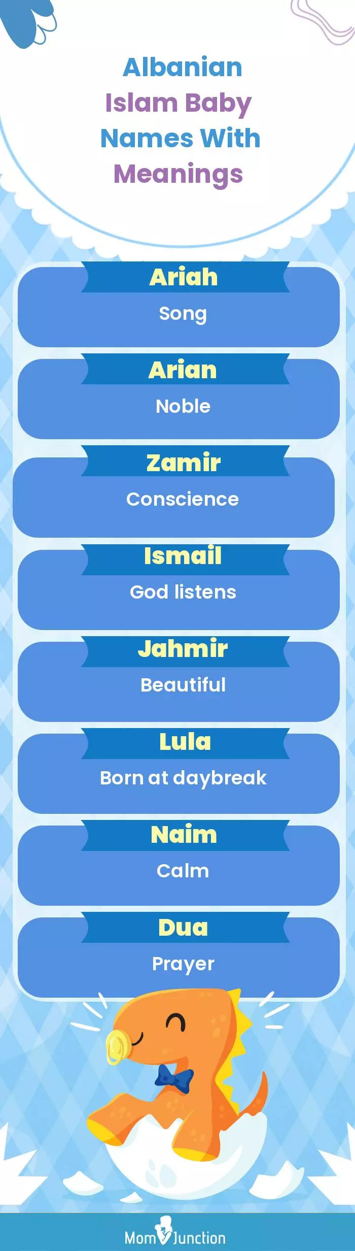  Albanian Islam Baby Names with Meanings(infographic)