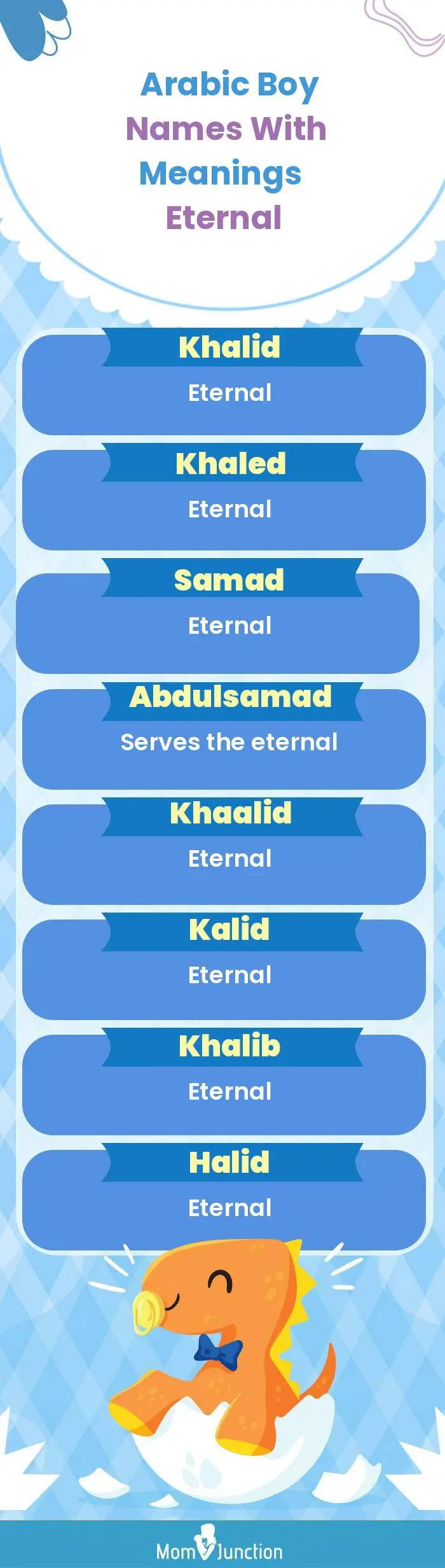  Arabic Boy Names with Meanings Eternal(infographic)