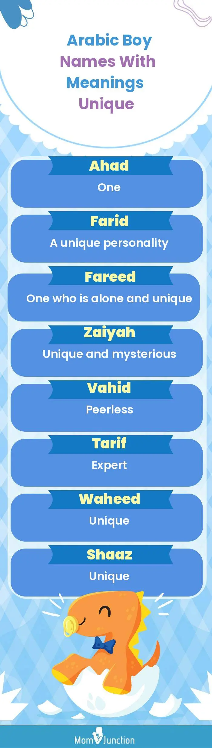  Arabic Boy Names with Meanings Unique(infographic)