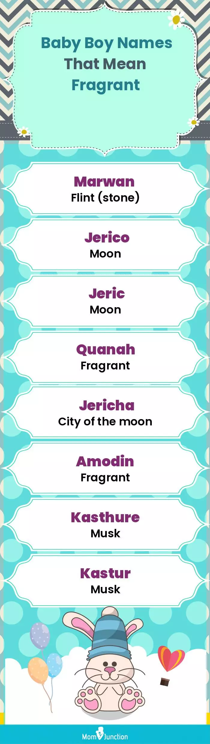  Baby Boy Names That Mean Fragrant(infographic)