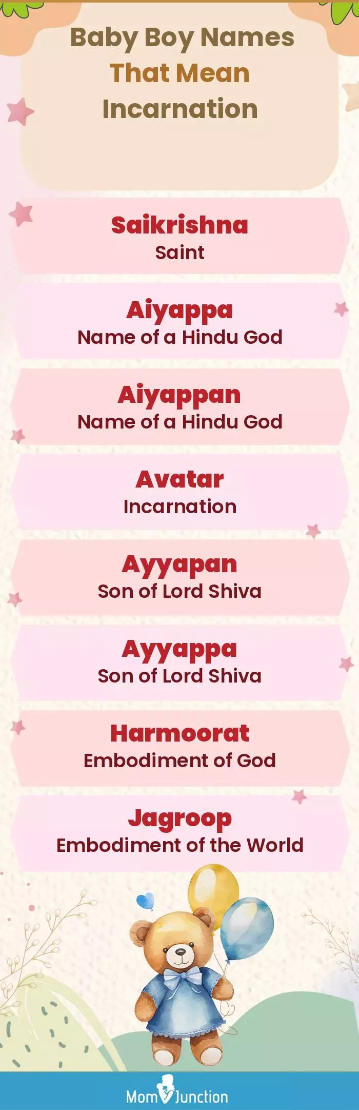  Baby Boy Names That Mean Incarnation(infographic)