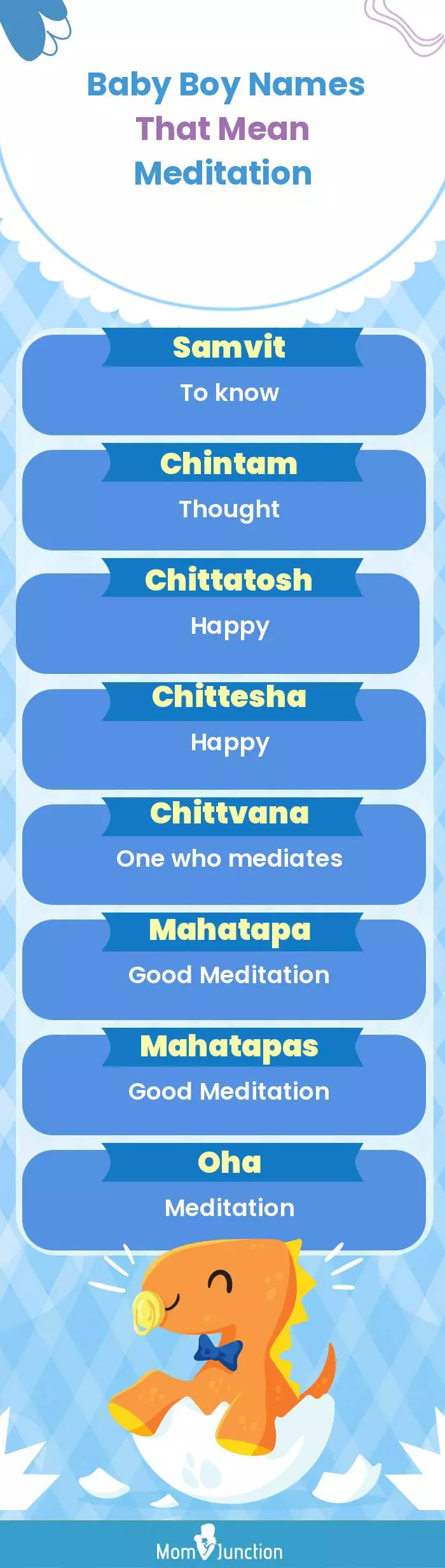  Baby Boy Names That Mean Meditation(infographic)