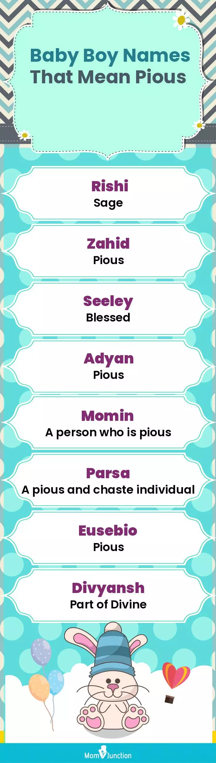  Baby Boy Names That Mean Pious(infographic)