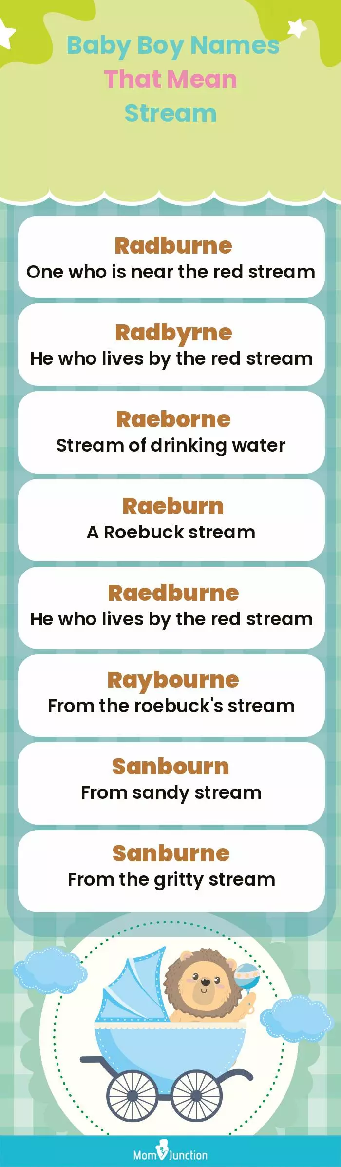  Baby Boy Names That Mean Stream(infographic)