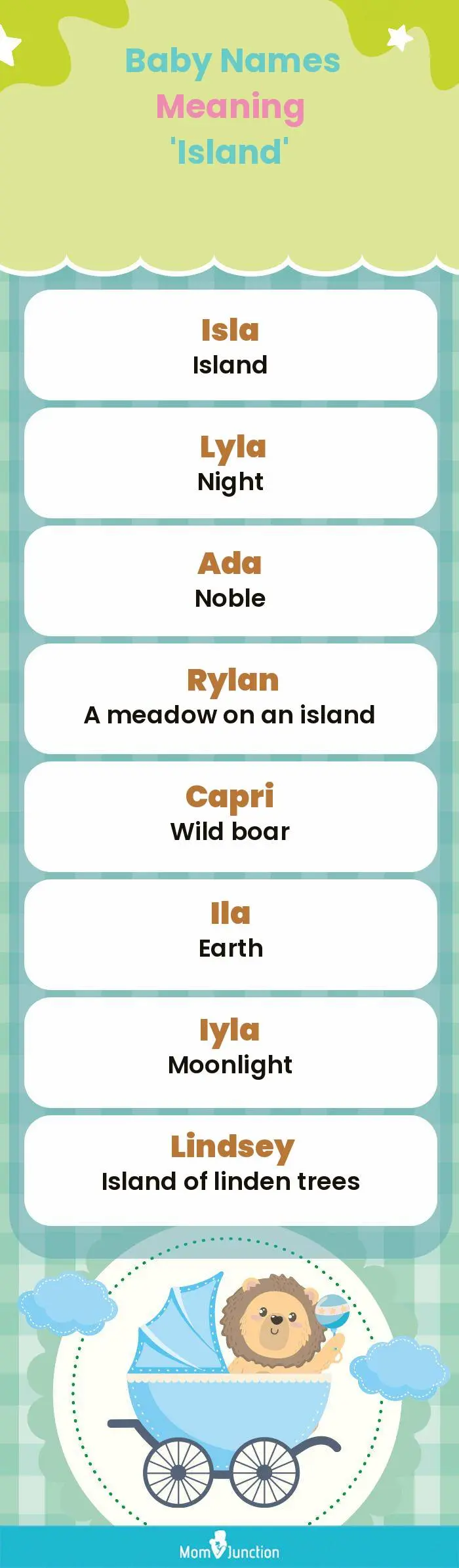  Baby Names Meaning 'Island'(infographic)