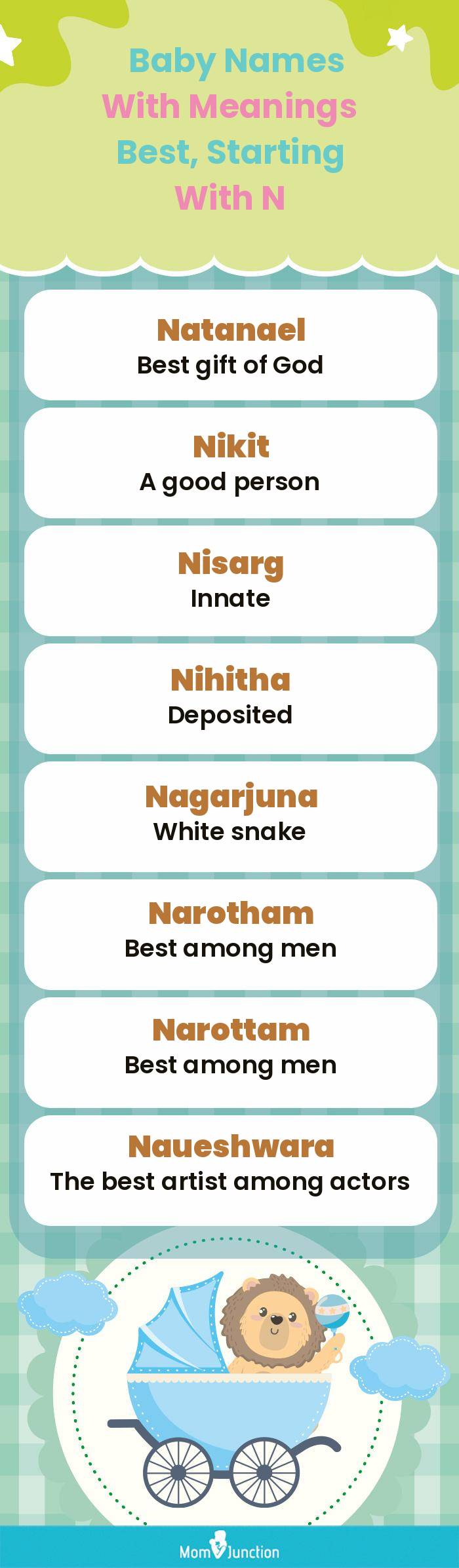  Baby Names with Meanings Best, Starting With N(infographic)