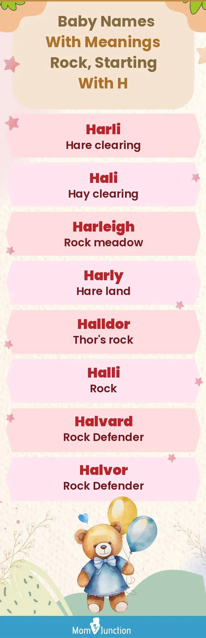  Baby Names with Meanings Rock, Starting With H(infographic)