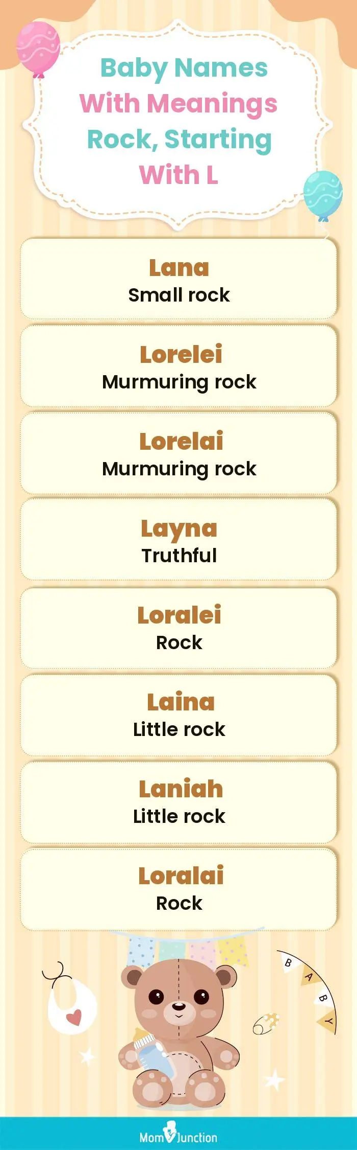  Baby Names with Meanings Rock, Starting With L(infographic)