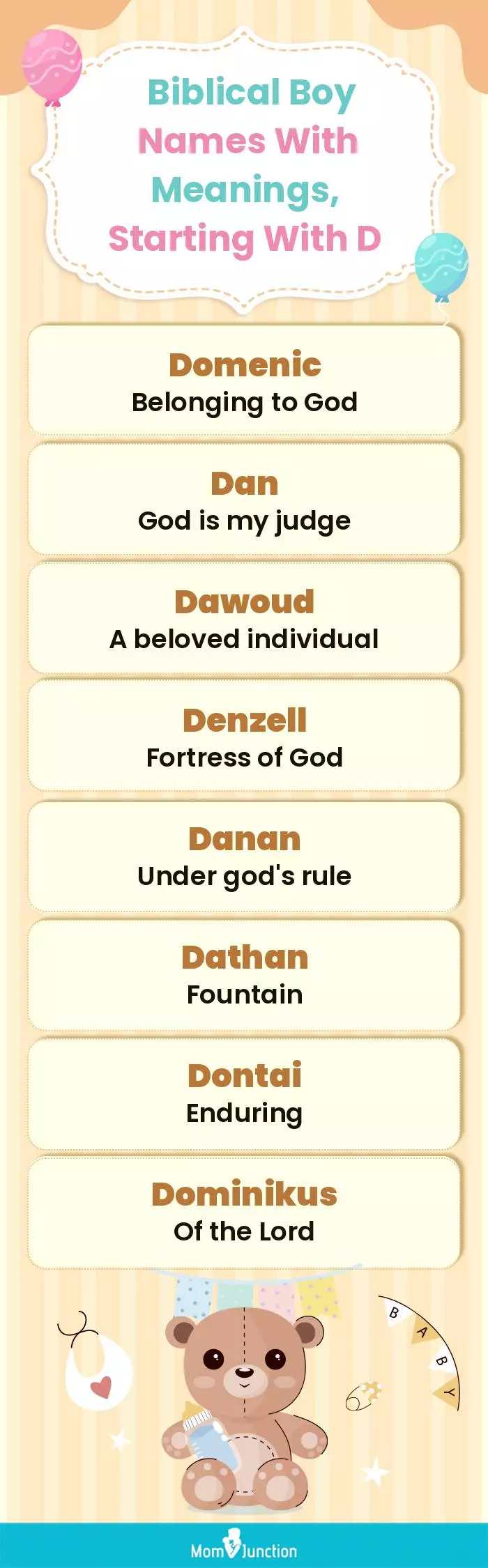  Biblical Boy Names with Meanings, Starting With D(infographic)