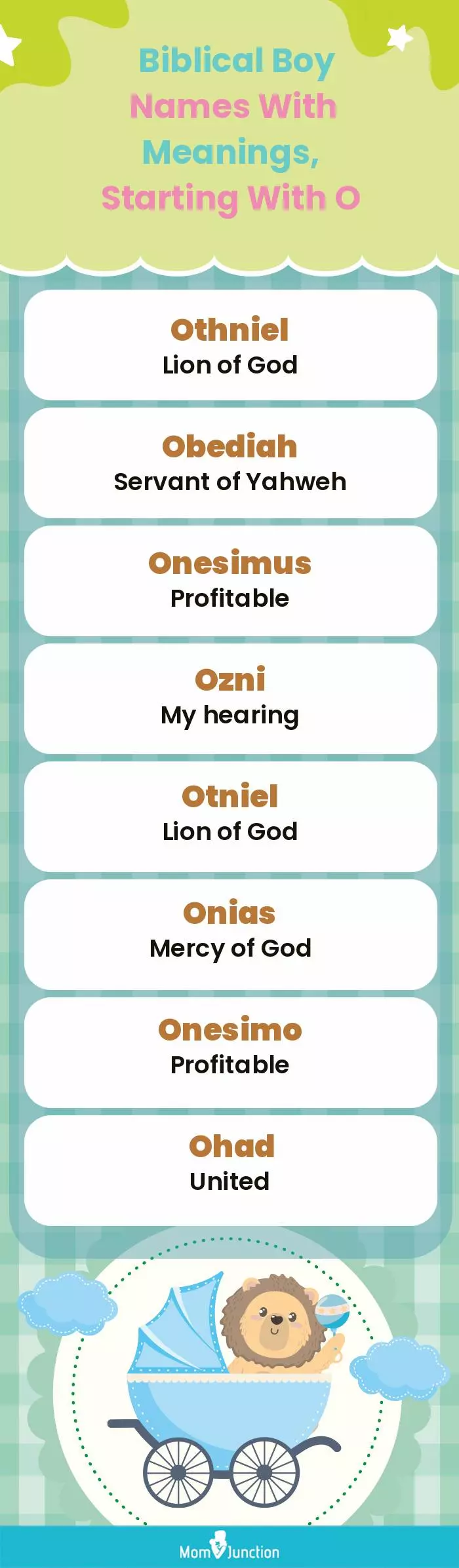  Biblical Boy Names with Meanings, Starting With O(infographic)