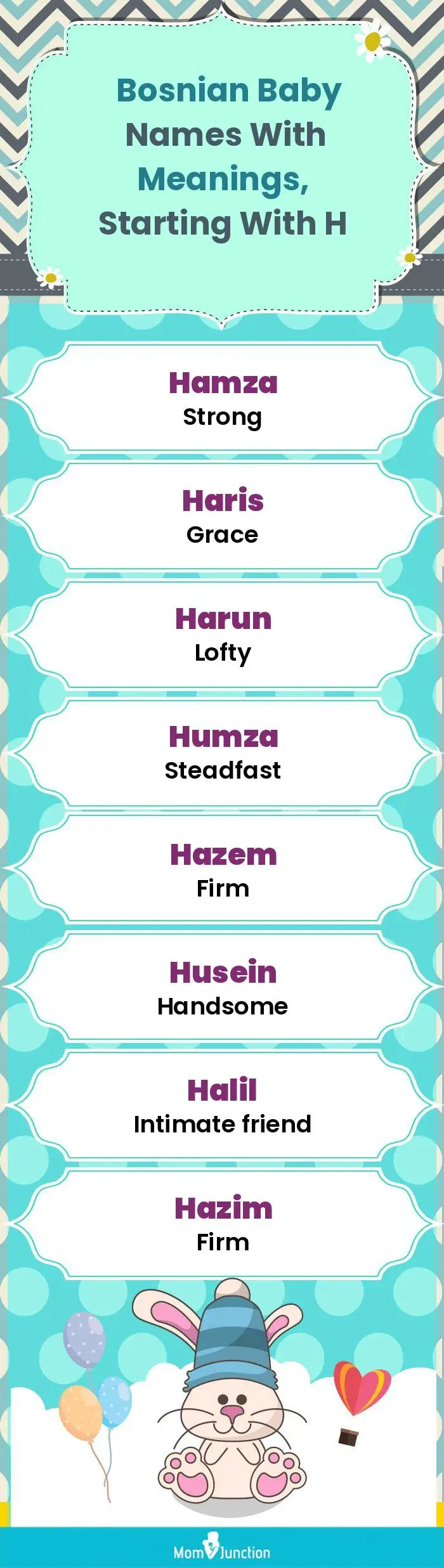  Bosnian Baby Names with Meanings, Starting With H(infographic)