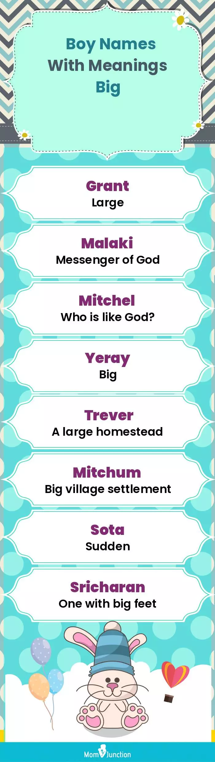  Boy Names with Meanings Big(infographic)