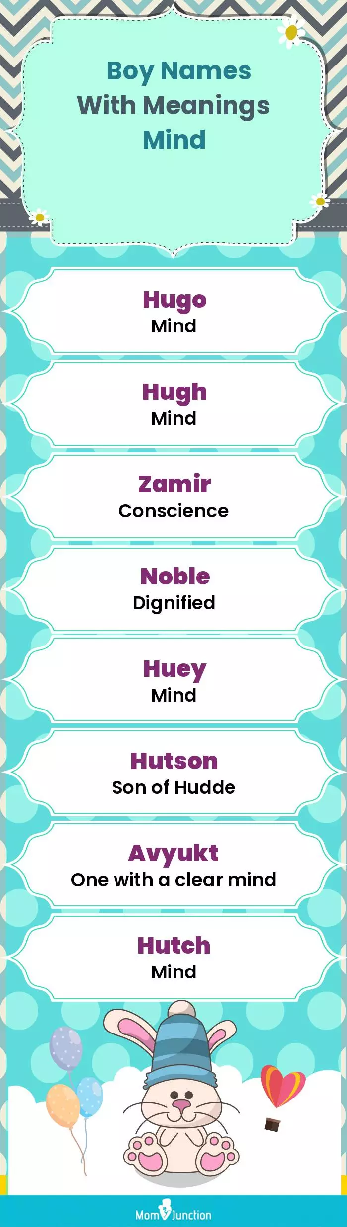  Boy Names with Meanings Mind(infographic)