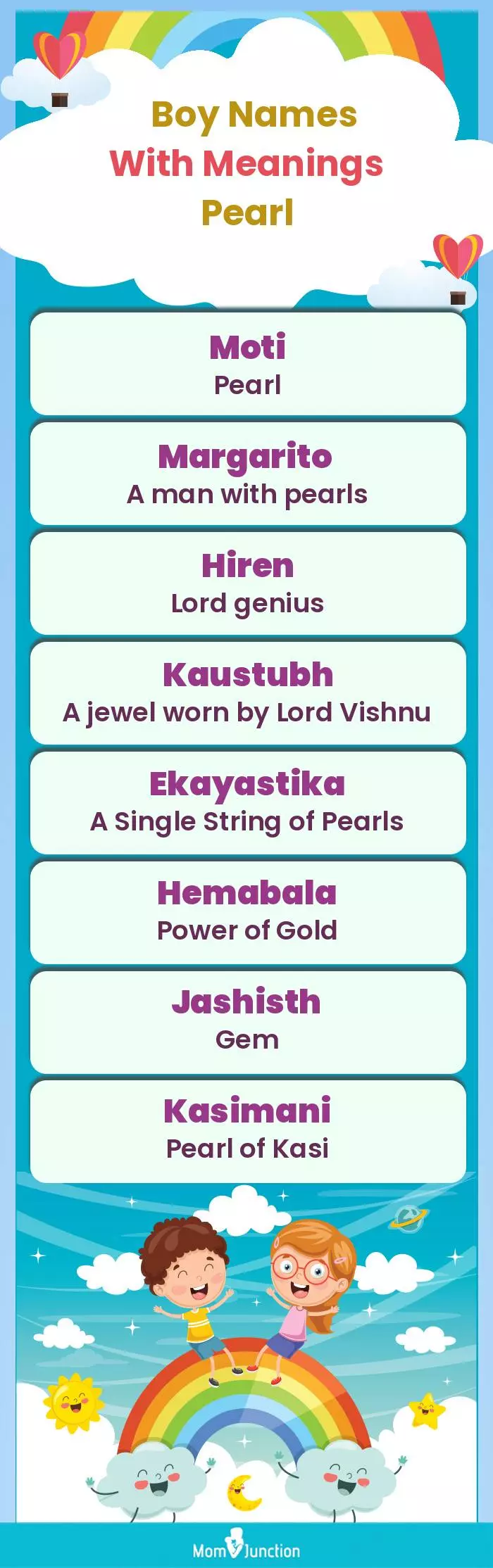  Boy Names with Meanings Pearl(infographic)