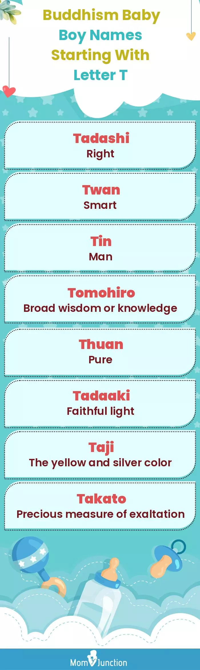  Buddhism Baby Boy Names Starting With Letter T(infographic)