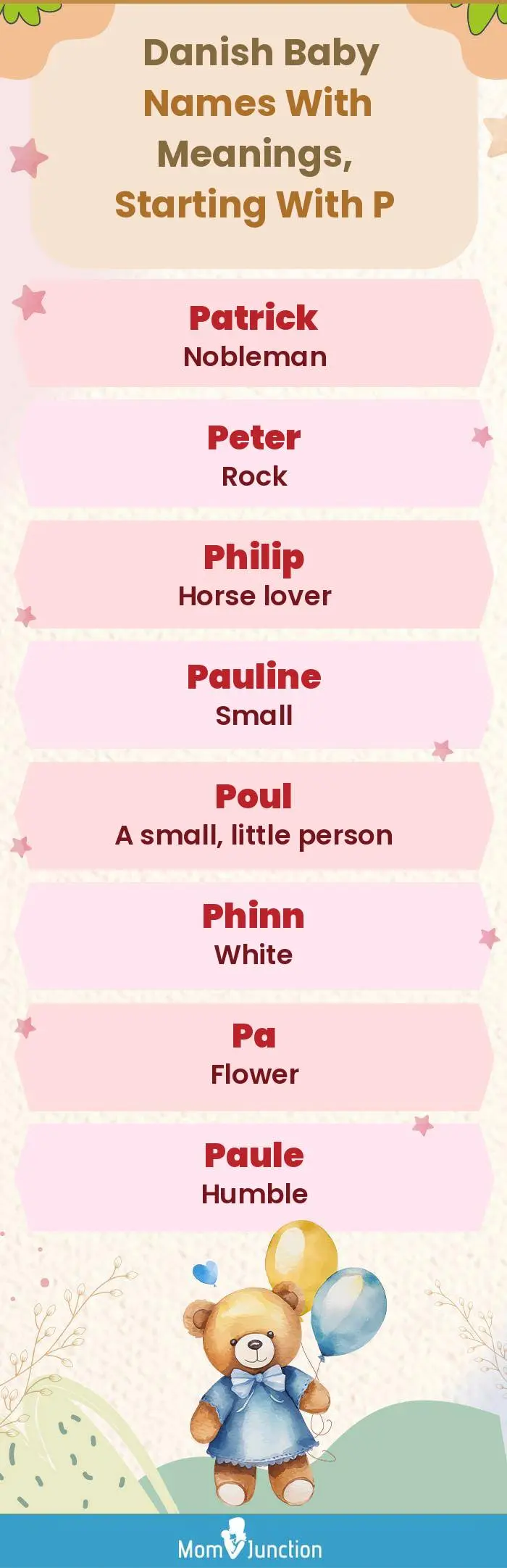  Danish Baby Names with Meanings, Starting With P(infographic)