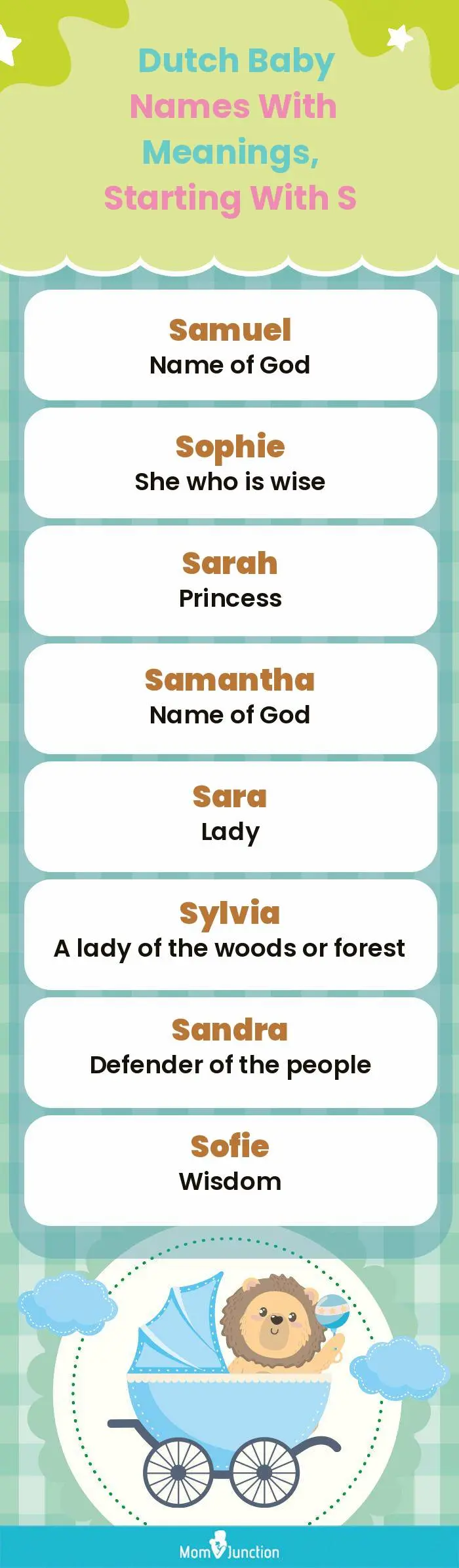  Dutch Baby Names with Meanings, Starting With S(infographic)