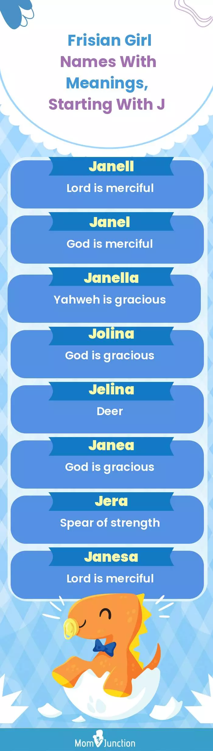  Frisian Girl Names with Meanings, Starting With J(infographic)