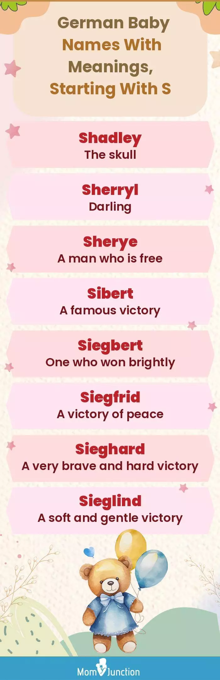  German Baby Names with Meanings, Starting With S(infographic)